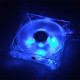 Evercool 80 MM crystal w/blue LED